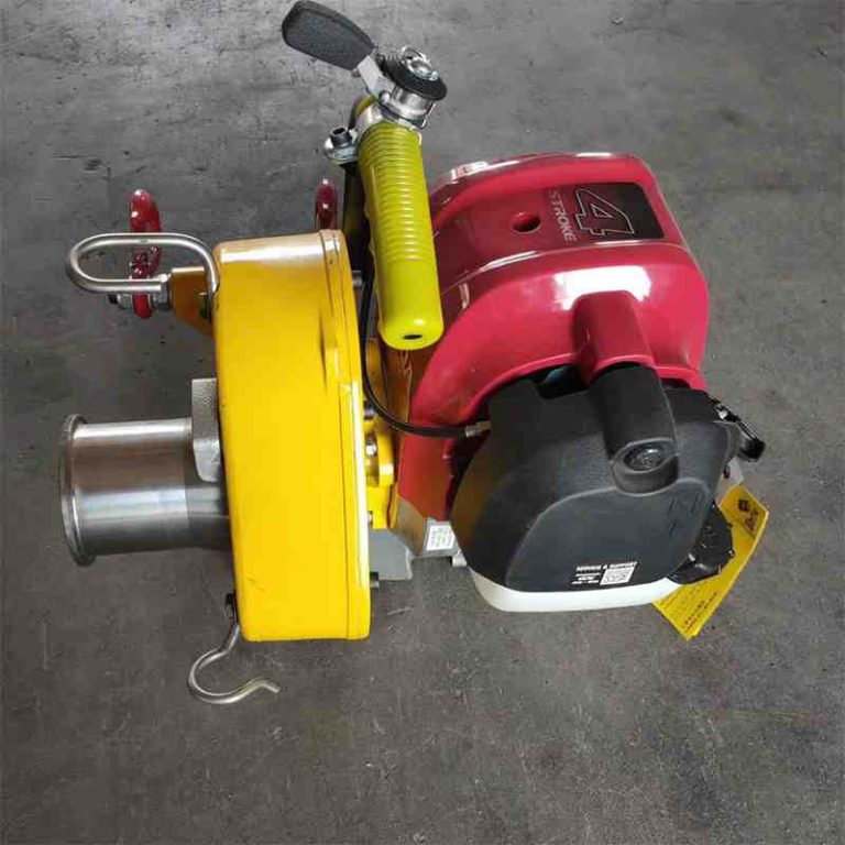 Portable gasoline winch